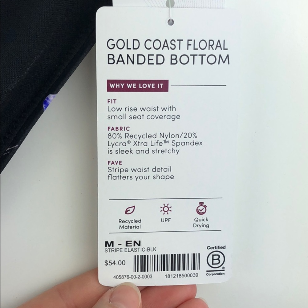 Athleta Gold Coastal Banded Bottom Women’s size M - Picture 3 of 7